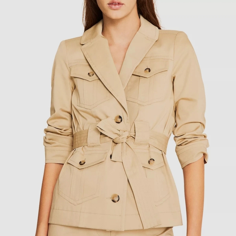 ba&sh Muse Jacket in Beige
